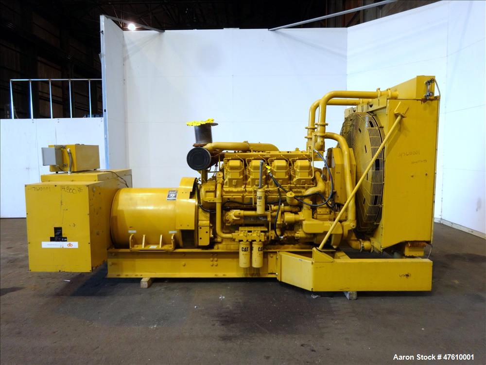 Used Caterpillar 750 kW  diesel generator set. CAT 3508 engine.