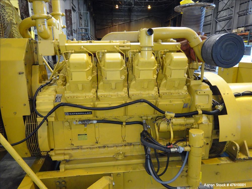 Used Caterpillar 750 kW  diesel generator set. CAT 3508 engine.