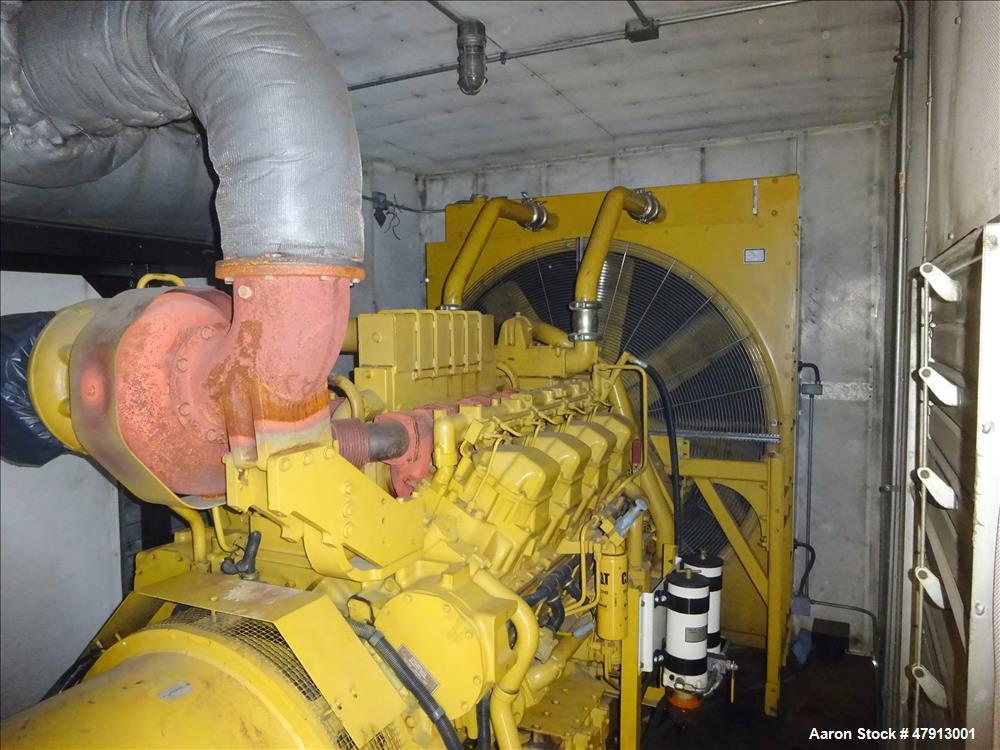 Used Caterpillar 1000 kW diesel generator set. CAT 3508 engine