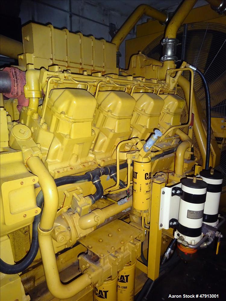 Used Caterpillar 1000 kW diesel generator set. CAT 3508 engine