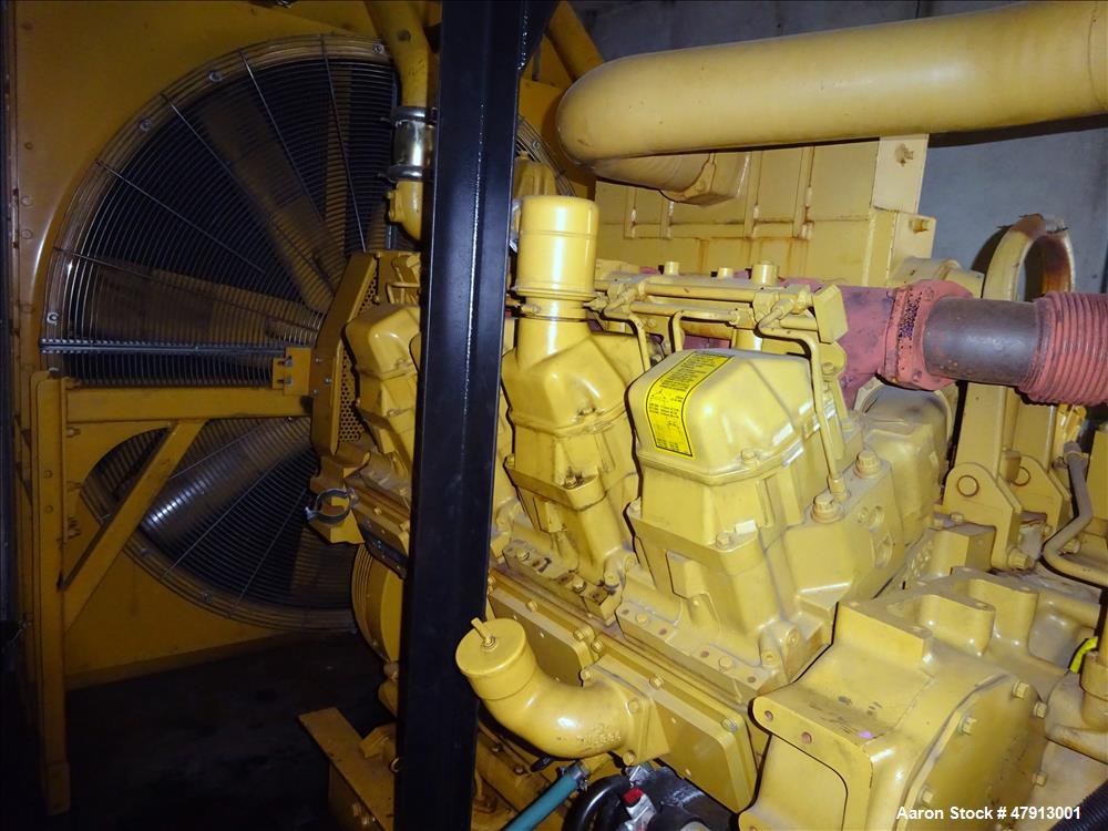 Used Caterpillar 1000 kW diesel generator set. CAT 3508 engine