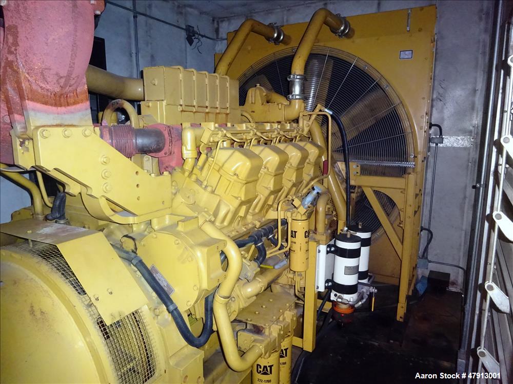 Used Caterpillar 1000 kW diesel generator set. CAT 3508 engine