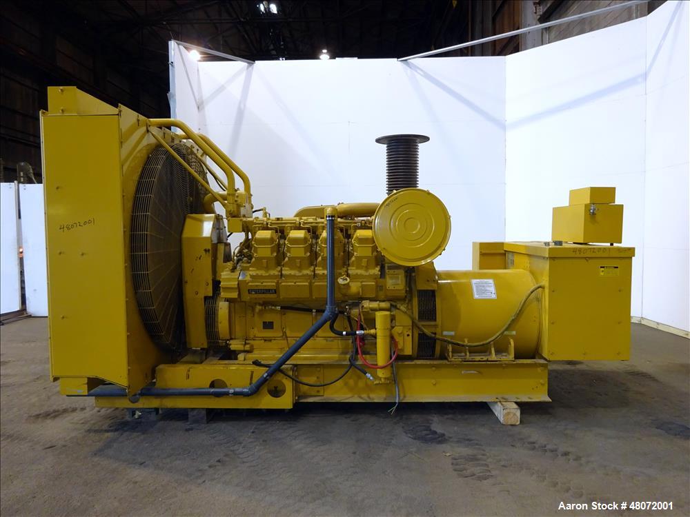 Used Caterpillar 800 kW diesel generator set. CAT 3508 engine