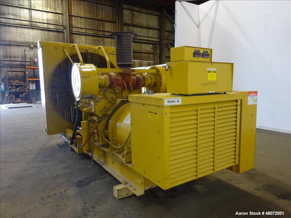 Used Caterpillar 800 kW diesel generator set. CAT 3508 engine