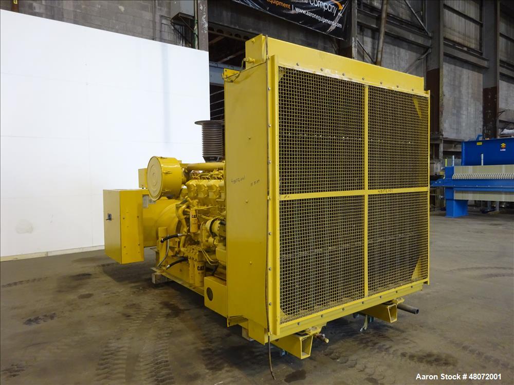 Used Caterpillar 800 kW diesel generator set. CAT 3508 engine