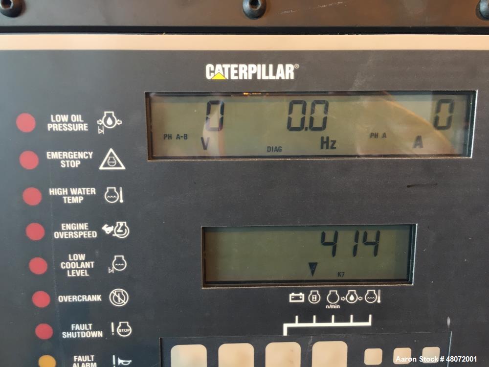 Used Caterpillar 800 kW diesel generator set. CAT 3508 engine