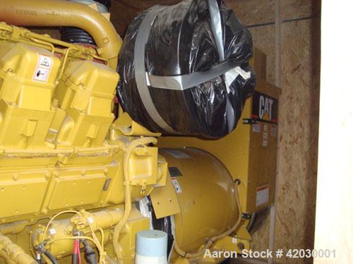 Used Caterpillar 1250 kW Diesel Generator Set. CAT model 3512DITA diesel engine rated 1818 HP @ 1800 RPM SN-1KZ01076, arrangement 1979048.Unit SN-CMJ00586. CAT model SR4 generator end serial 2FN01834...