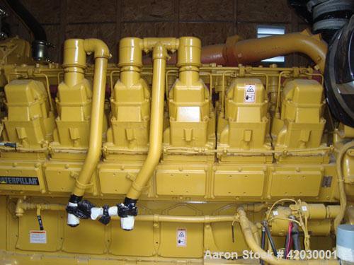 Used Caterpillar 1250 kW Diesel Generator Set. CAT model 3512DITA diesel engine rated 1818 HP @ 1800 RPM SN-1KZ01076, arrangement 1979048.Unit SN-CMJ00586. CAT model SR4 generator end serial 2FN01834...