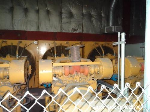 Used CAT 1000 kW prime diesel generator set. Caterpillar 3512 engine