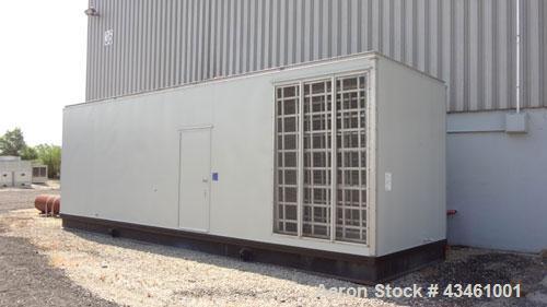 Used Caterpillar 1250 kW Standby Diesel Generator Set. CAT 3512 engine rated 1818 HP at 1800 RPM, SN-1KZ00480. Package SN-CAT00000CMJ00227. SR4B 3/60/480V, SN-2FNO1525, 12 wire reconnectable with PMG...