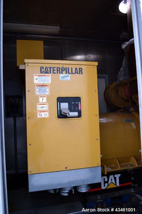 Used Caterpillar 1250 kW Standby Diesel Generator Set. CAT 3512 engine rated 1818 HP at 1800 RPM, SN-1KZ00480. Package SN-CAT00000CMJ00227. SR4B 3/60/480V, SN-2FNO1525, 12 wire reconnectable with PMG...