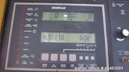 Used Caterpillar 1250 kW Standby Diesel Generator Set. CAT 3512 engine rated 1818 HP at 1800 RPM, SN-1KZ00480. Package SN-CAT00000CMJ00227. SR4B 3/60/480V, SN-2FNO1525, 12 wire reconnectable with PMG...