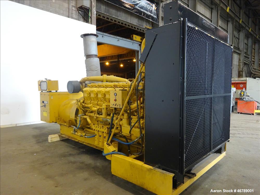 Used Catepillar 1000 kW diesel generator set. CAT 3512 engine