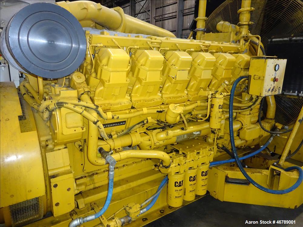 Used Catepillar 1000 kW diesel generator set. CAT 3512 engine