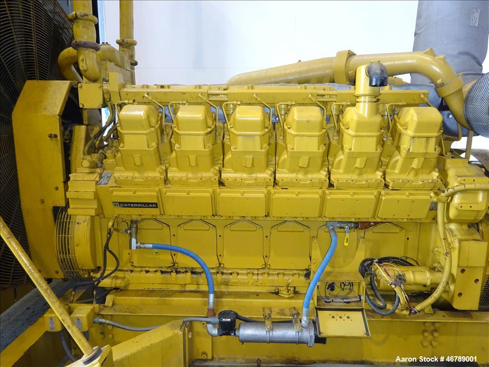 Used Catepillar 1000 kW diesel generator set. CAT 3512 engine