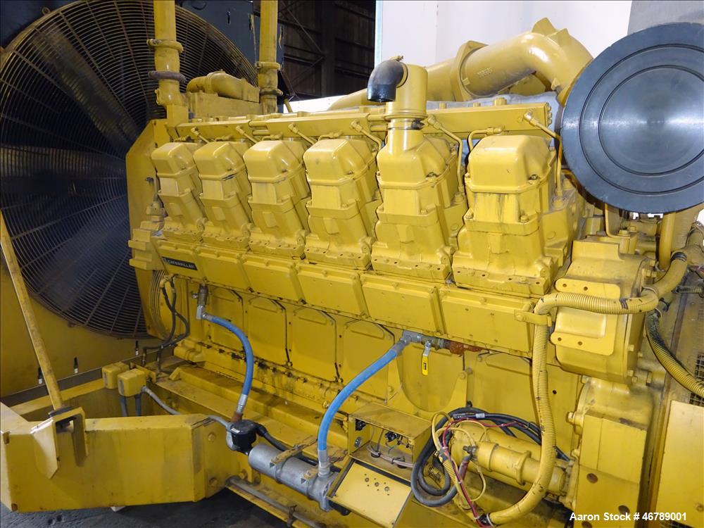 Used Catepillar 1000 kW diesel generator set. CAT 3512 engine