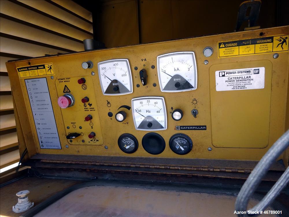 Used Catepillar 1000 kW diesel generator set. CAT 3512 engine