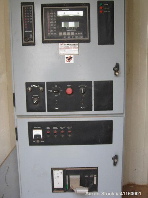 Used Cat 1750 kW Power Module (1600 kW prime). Caterpillar model 3516 DITA diesel engine, arrangement #1077350, radiator cooled, 24 volt electric starter, 24 volt alternator, dry type air cleaner, 23...