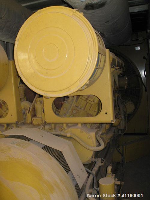 Used Cat 1750 kW Power Module (1600 kW prime). Caterpillar model 3516 DITA diesel engine, arrangement #1077350, radiator cooled, 24 volt electric starter, 24 volt alternator, dry type air cleaner, 23...