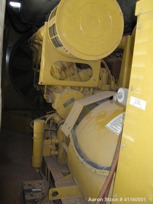 Used Cat 1750 kW Power Module (1600 kW prime). Caterpillar model 3516 DITA diesel engine, arrangement #1077350, radiator cooled, 24 volt electric starter, 24 volt alternator, dry type air cleaner, 23...