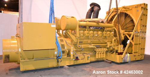 Used CAT 2000 kW Standby Diesel Generator Set, CAT Model 3516B