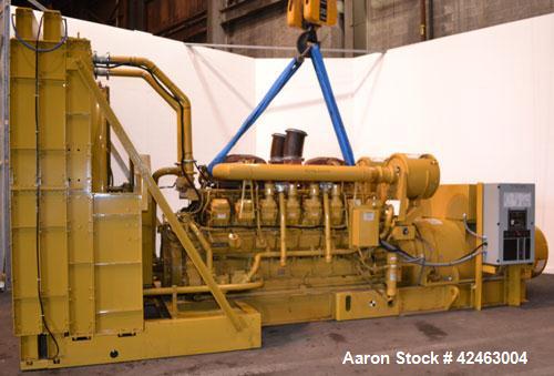 Used Caterpillar 2000 kW Standby Diesel Generator Set, CAT Model 3516B