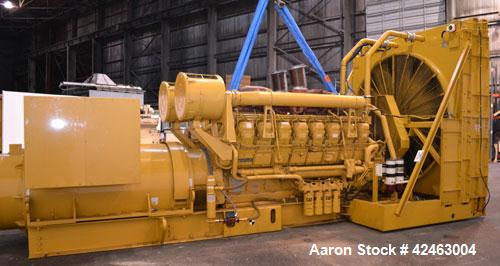 Used Caterpillar 2000 kW Standby Diesel Generator Set, CAT Model 3516B