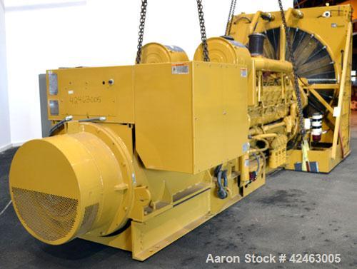 Used CAT 13800V 2000 kW Standby /1825 kW Prime Diesel Generator Set. Caterpillar 3516 engine rated 2876 HP at 1800 RPM, SN-6HN01569. SR-4B HV 3/60/13800V. Reconnectable to 12470V or 13200V. EMCP II c...