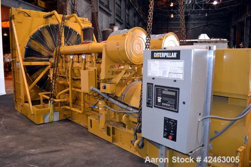 Used CAT 13800V 2000 kW Standby /1825 kW Prime Diesel Generator Set. Caterpillar 3516 engine rated 2876 HP at 1800 RPM, SN-6HN01569. SR-4B HV 3/60/13800V. Reconnectable to 12470V or 13200V. EMCP II c...
