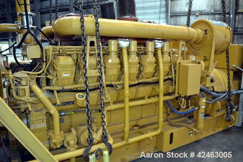 Used CAT 13800V 2000 kW Standby /1825 kW Prime Diesel Generator Set. Caterpillar 3516 engine rated 2876 HP at 1800 RPM, SN-6HN01569. SR-4B HV 3/60/13800V. Reconnectable to 12470V or 13200V. EMCP II c...