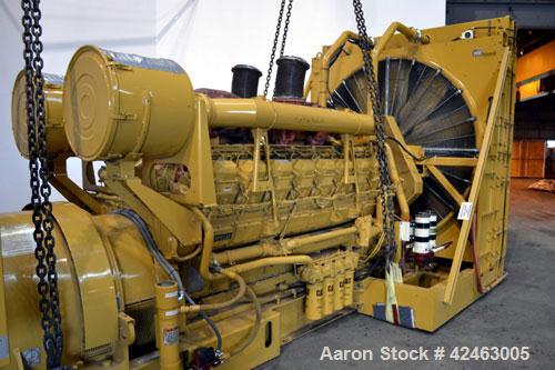 Used CAT 13800V 2000 kW Standby /1825 kW Prime Diesel Generator Set. Caterpillar 3516 engine rated 2876 HP at 1800 RPM, SN-6HN01569. SR-4B HV 3/60/13800V. Reconnectable to 12470V or 13200V. EMCP II c...
