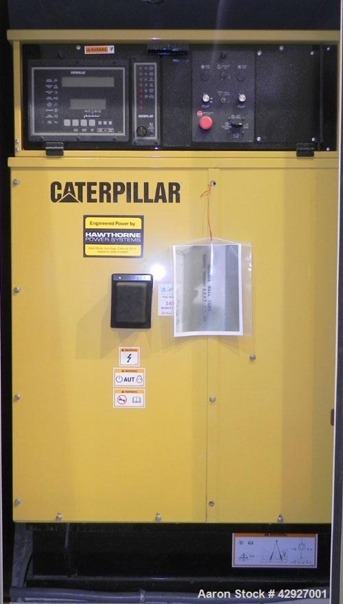 Used CAT 500kW diesel generator set. Caterpillar 3412 DITTA engine, serial #4RJ00640, rated 749 hp at 1800 rpm. 3/60/277/480V. EMCP II control panel. Battery charger.Block heater. 800 Amp mainline ci...