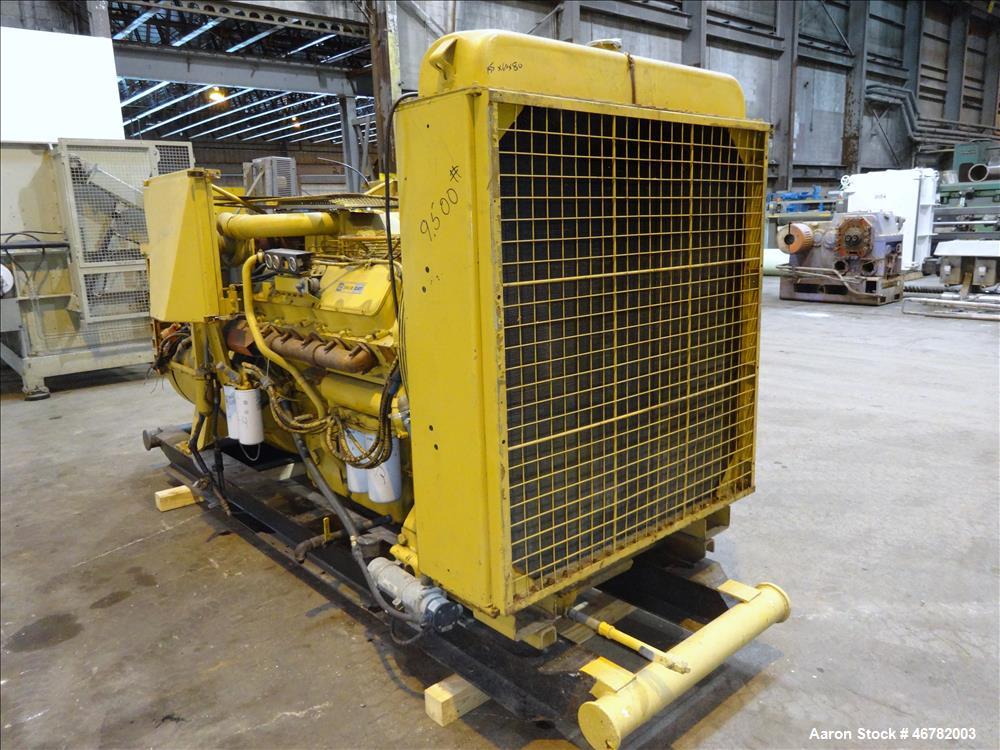 Used-Caterpillar 520 kW standby diesel generator set. CAT 3412 engine