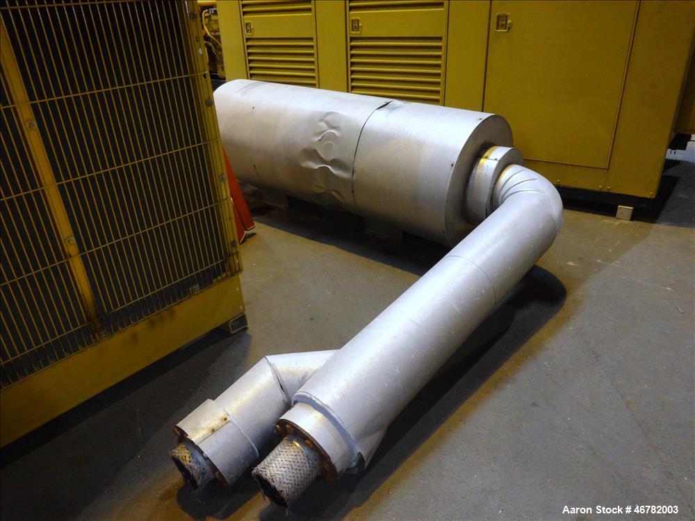 Used Caterpillar 520 kW standby diesel generator set. CAT 3412 engine