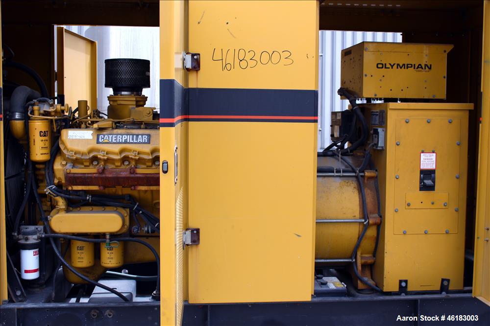 Used- Caterpillar CAT / Generac 175 kW standby diesel generator set, model 95A01805S, SN-2020058. Caterpillar model 3208 eng...