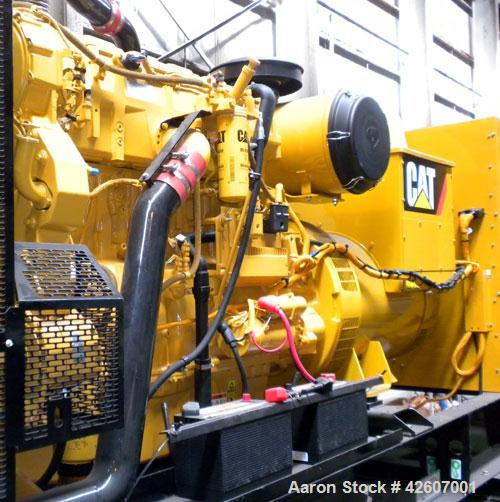 New- Cat 500 kW Standby / 455 kW Prime Diesel Generator Set. Caterpillar C15 EPA tier 2 engine rated 762 hp @ 1800 rpm, SN-FSE02971. UL 2200 package. LC6 generator end, arrangement 235-1211, SN- G6B1...