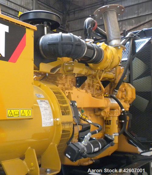 New- Cat 500 kW Standby / 455 kW Prime Diesel Generator Set. Caterpillar C15 EPA tier 2 engine rated 762 hp @ 1800 rpm, SN-FSE02971. UL 2200 package. LC6 generator end, arrangement 235-1211, SN- G6B1...