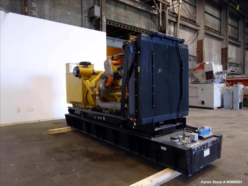 Unused Caterpillar 800 kW diesel generator set, CAT C27 engine EPA Tier 2 certif