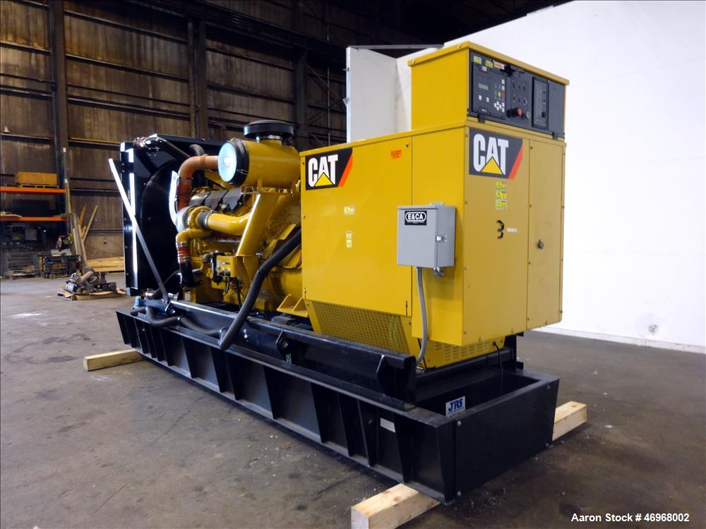 Unused Caterpillar 800 kW diesel generator set, CAT C27 engine EPA Tier 2 certif