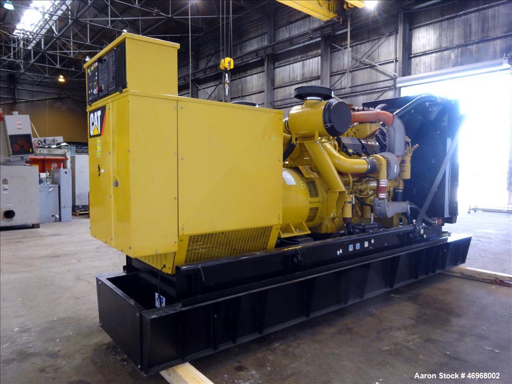 Unused Caterpillar 800 kW diesel generator set, CAT C27 engine EPA Tier 2 certif