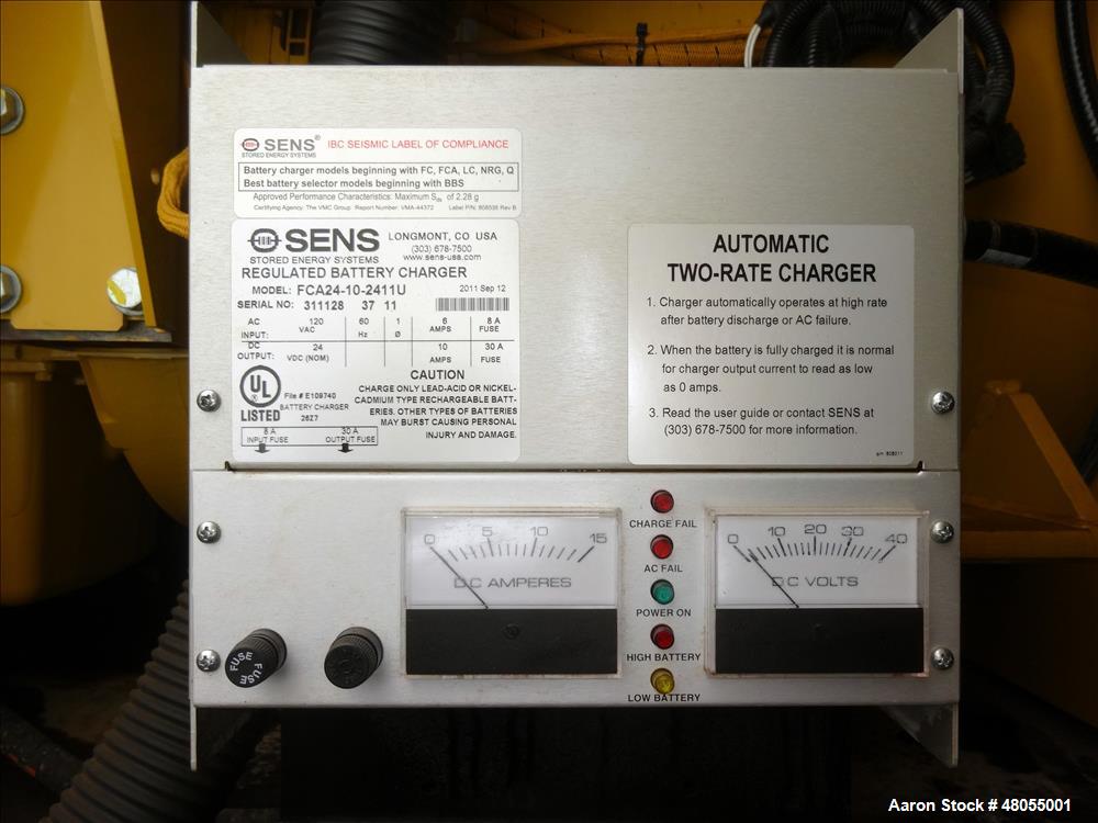 Used Caterpillar 750 kW Standby Diesel Generator Set, SN-DWB02800.
