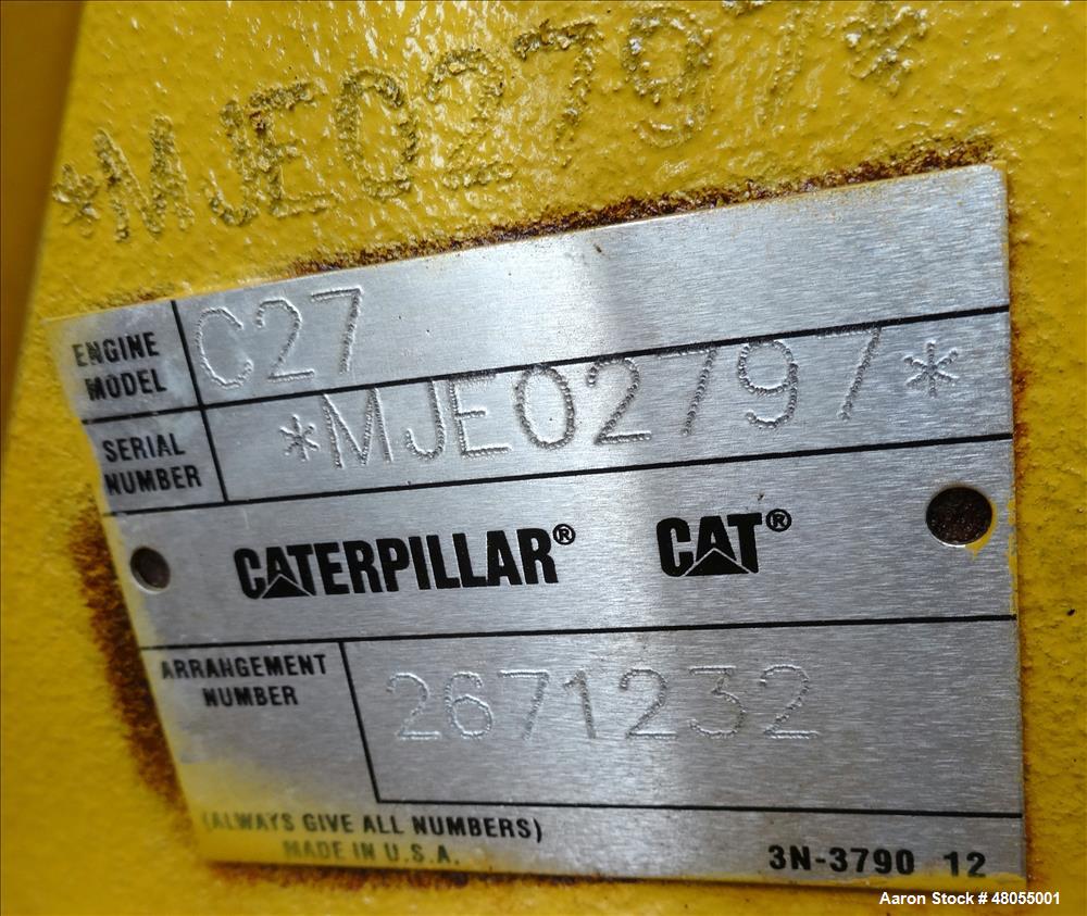 Used Caterpillar 750 kW Standby Diesel Generator Set, SN-DWB02800.