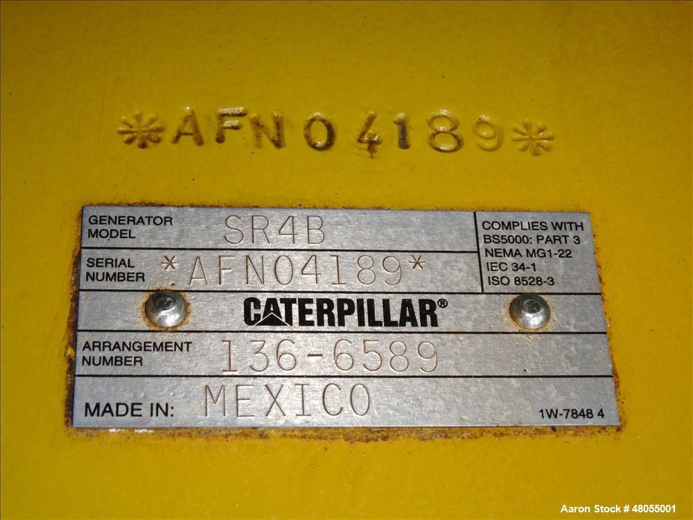 Used Caterpillar 750 kW Standby Diesel Generator Set, SN-DWB02800.
