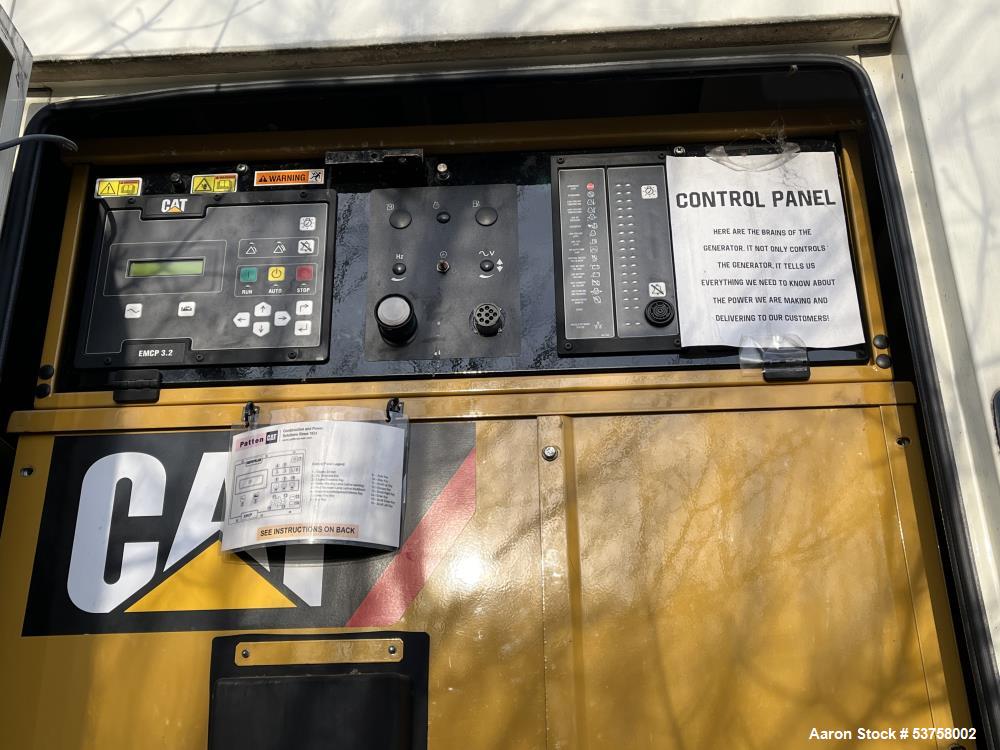 Used Caterpillar 750 kW standby (680 kW prime) diesel generator set, SN-DWB02826. CAT C27 engine rated 1068 HP at 1800 RPM, SN-MJE02825, EPA Tier 2 emissions. 3/60/277/480V, 12 lead reconnectable to ...
