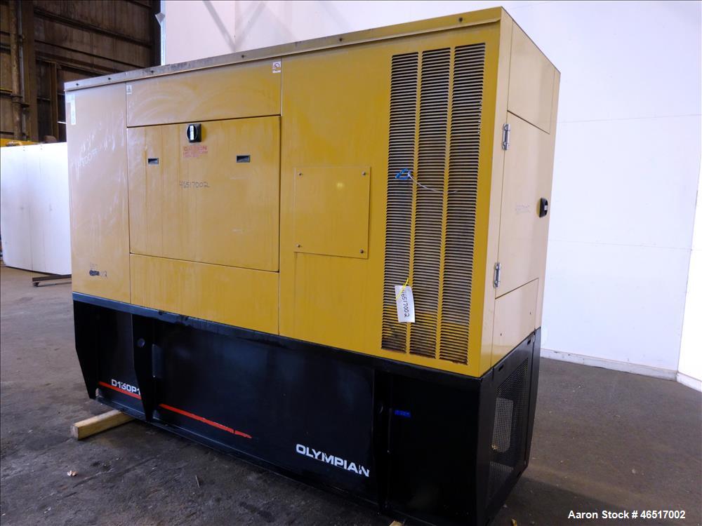 Used Caterpillar / Olympian 150 kW  diesel generator , model D150P1. Perkins eng