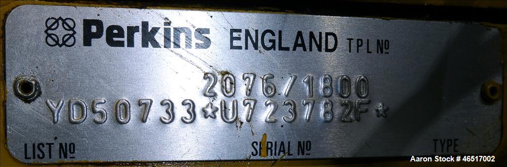 Used Caterpillar / Olympian 150 kW  diesel generator , model D150P1. Perkins eng