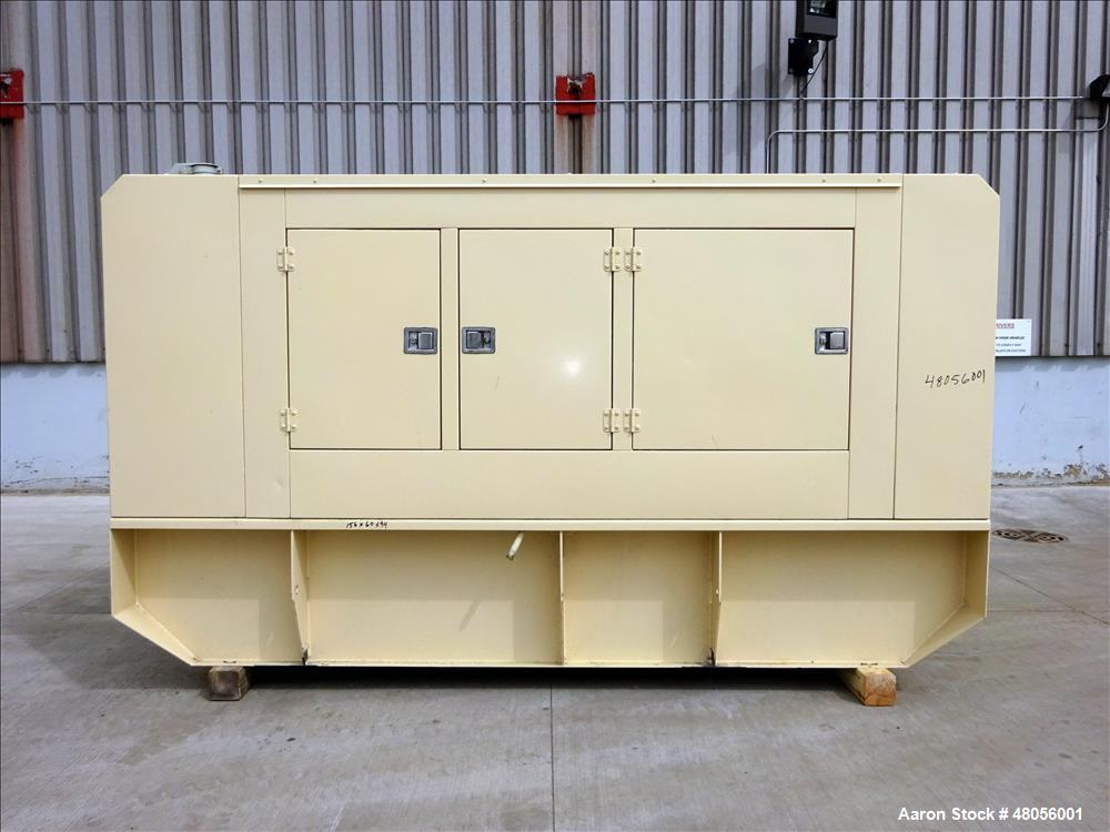 Used Caterpillar / Olympian 150 kW diesel generator model D150P1. Perkins engin