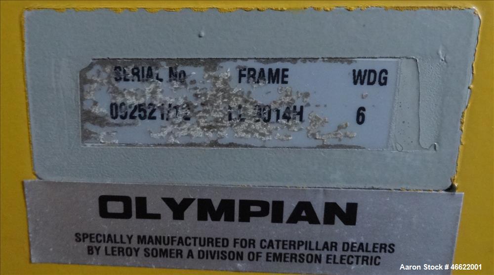 Used Caterpillar / Olympian 150 kW standby diesel generator set model D150P2