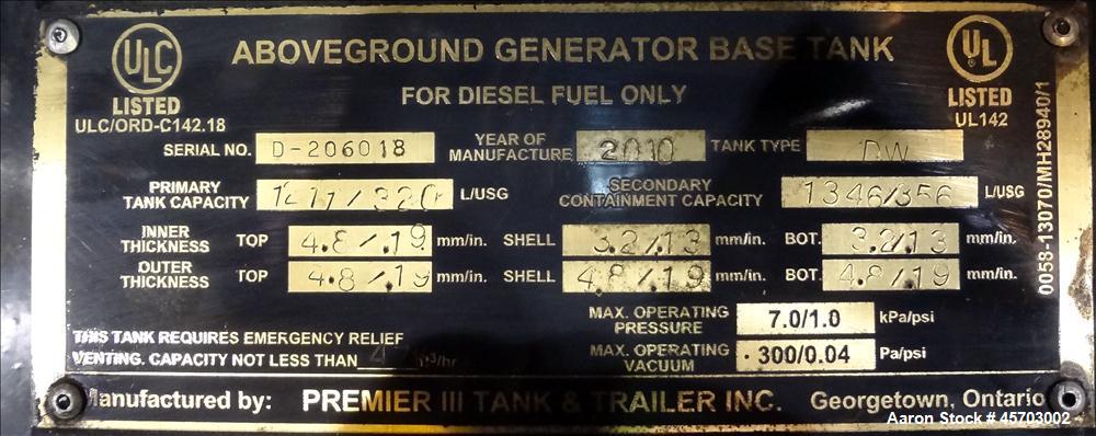Used Caterpillar 175 kW Standby (157.5 Prime) Diesel Gen Set, Model D175-2