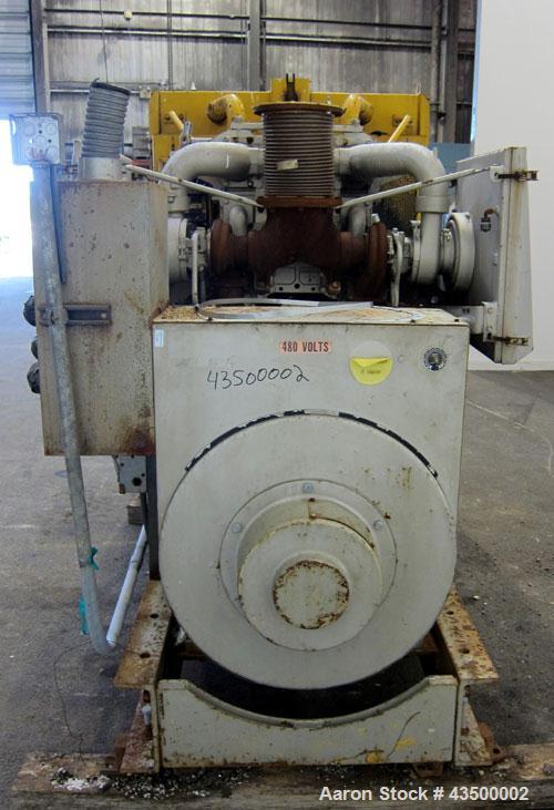 Caterpillar 300 kW diesel generator set, CAT D346 engine rated 550 HP @ 1800 RPM SN-39J771. 3/60/277/480V. Lima Alternator SN- A23858RH. Muffler ships loose. 770 hrs